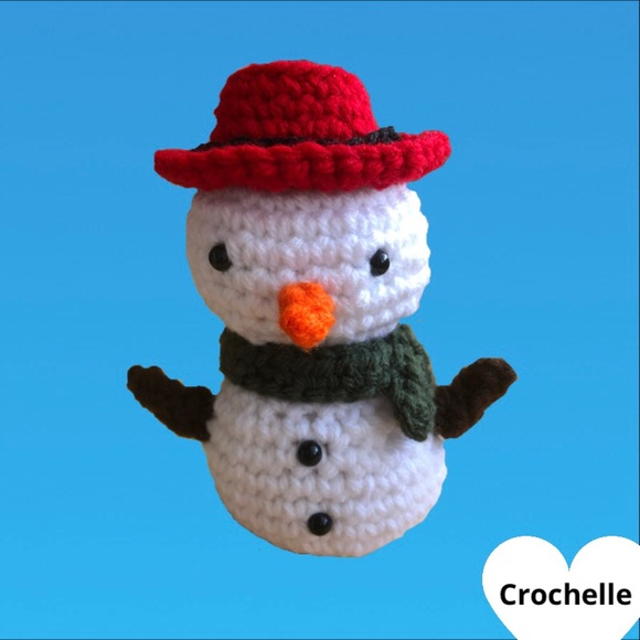 Hand Crafted Other - Crochet Amigurumi Snowman